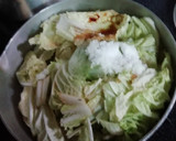 白菜の卵とじ（かけてそのまま丼に)作り方3写真