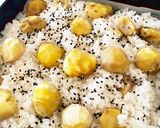 秋の味覚♡栗ご飯作り方5写真