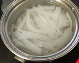 レタスとこんにゃくの牛肉あん作り方3写真