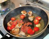至高の鶏梅ペペロンチーノ作り方4写真