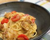 至高の鶏梅ペペロンチーノ作り方6写真