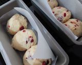 ハムチーズロールパンとクランベリーパン作り方2写真