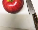 鬼滅キャラ弁 禰豆子のりんご作り方1写真