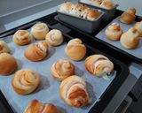 ハムチーズロールパンとクランベリーパン作り方8写真