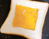 朝食にぴったり！ハムたまトースト作り方2写真