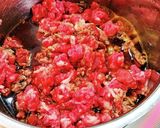 きざみ牛肉の甘辛煮。作り方3写真
