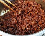 きざみ牛肉の甘辛煮。作り方5写真