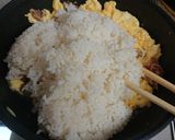 鶏皮チャーハン作り方5写真