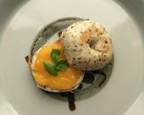 紅茶のベーグルに柿ジャムを。作り方4写真