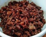 きざみ牛肉の甘辛煮。作り方6写真