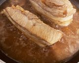 玉ねぎソースの焼き豚作り方5写真