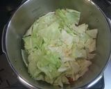 キャベツたっぷり◎豚コマのトマト煮作り方3写真