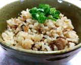 鶏と さつまいも の炊き込みご飯作り方22写真