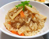 鶏と さつまいも の炊き込みご飯作り方23写真
