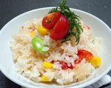 鶏と さつまいも の炊き込みご飯作り方25写真