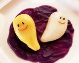 白玉だんご　ハロウィンおばけ作り方6写真