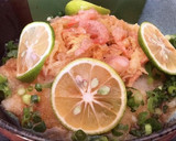 簡単♡超旨い♡かき揚げカボスおろしうどん作り方4写真