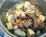 究極　3種の出汁が効いた山形の牛すじ芋煮作り方12写真