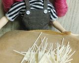 リカちゃん♡栗天イガ✹付作り方2写真