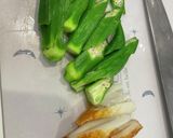 オクラとちくわのオイスター炒め作り方3写真