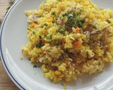 m鯖缶入り♪炊飯器カレーピラフ作り方4写真