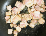 簡単！ほうれん草とベーコンのバター炒め作り方3写真