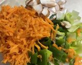 鶏ひき肉でチャプチェ♬作り方2写真
