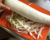 大根の皮の塩きんぴら○酒のつまみ作り方1写真