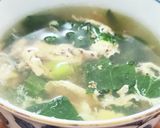 (捨てちゃう外葉で)レタスと卵のスープ作り方7写真