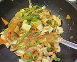 豚バラ焼肉タレつけ野菜炒め作り方14写真