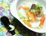 さっぱり✿タラと❀カブの煮物✿梅昆布風味作り方9写真
