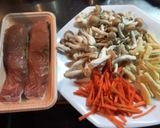 秋鮭の炊き込みご飯作り方1写真