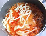 豚ひき肉とニラのカレーうどん作り方10写真