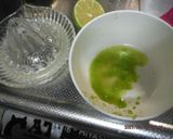 抹茶マーブル☆レモンシフォンケーキ作り方3写真