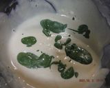 抹茶マーブル☆レモンシフォンケーキ作り方11写真
