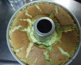 抹茶マーブル☆レモンシフォンケーキ作り方14写真