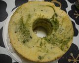 抹茶マーブル☆レモンシフォンケーキ作り方16写真
