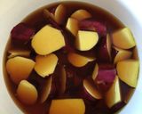 さつまいもの醤油煮作り方1写真