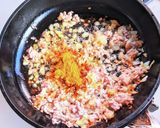 カレー風味のひき肉ライス作り方5写真