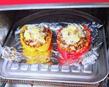パプリカカップのひき肉ライス焼き作り方16写真