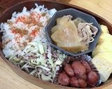 自分弁当・9月28日作り方1写真