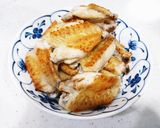 フライパンでやってみた☆鶏肉の塩水焼き♪作り方6写真