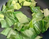 ごま香る、青梗菜とたまごのふんわり炒め作り方1写真