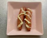 チーズを挟んだソーセージ★ホットドッグ作り方5写真