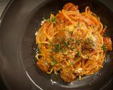 プロ直伝！カリオストロ風トマトパスタ作り方8写真