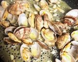 あさりとタラコのパスタ作り方7写真
