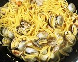 あさりとタラコのパスタ作り方9写真