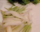 牛肉とセロリ、蓮根の和風塩炒め作り方1写真