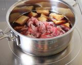 サッと煮て【牛肉と絹揚げのしぐれ煮風）作り方4写真