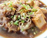 サッと煮て【牛肉と絹揚げのしぐれ煮風）作り方5写真